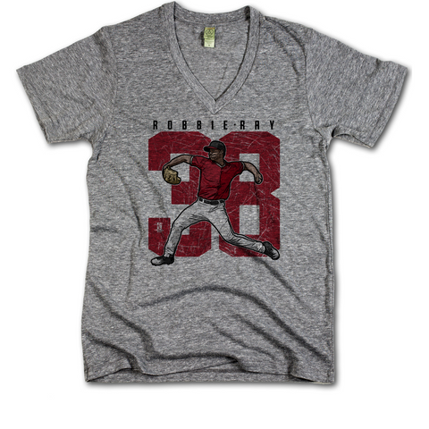 V-Neck Heather Gray