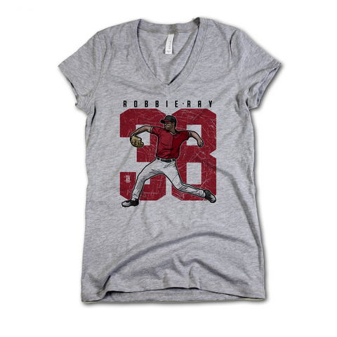 V-Neck Athletic Gray