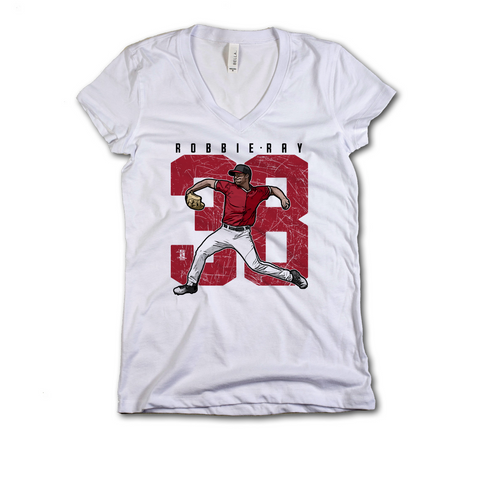 V-Neck White