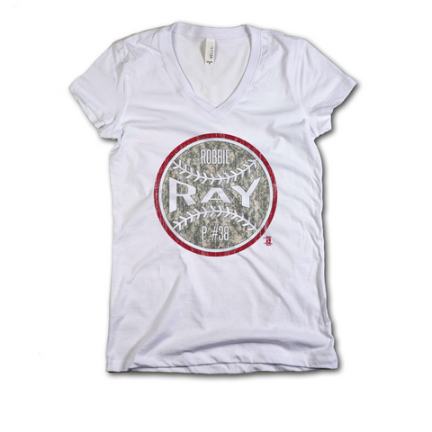 V-Neck White